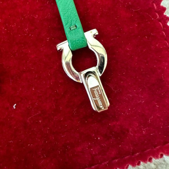 Ferragamo Green Gancini - Wraparound Bracelet - Picture 3 of 7